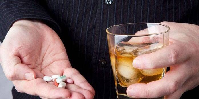 Antibióticos e alcol